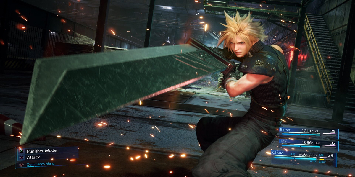 Final Fantasy VII gameplay