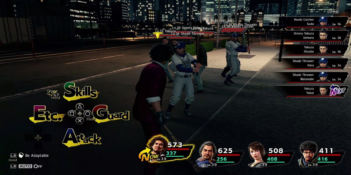 gameplay Yakuza Like a Dragon