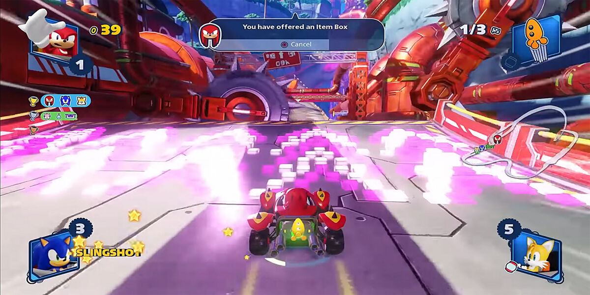 gameplay Team Sonic Racing