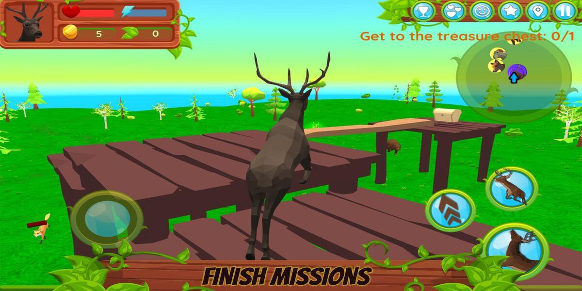 Deer Simulator Animal Family 3D