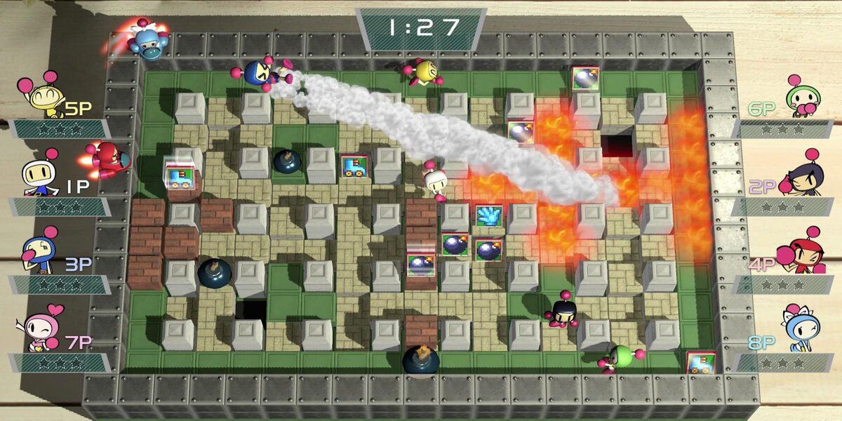 Super Bomberman R open