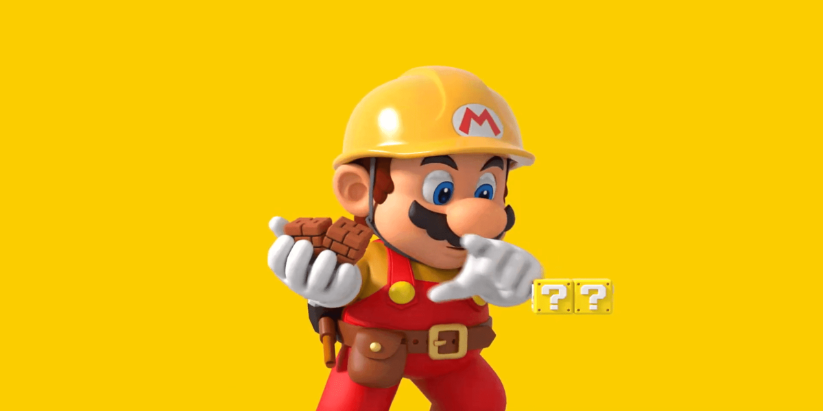 Super Mario Maker 2 open