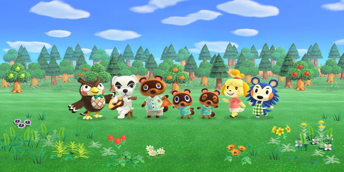 Animal Crossing New Horizons open