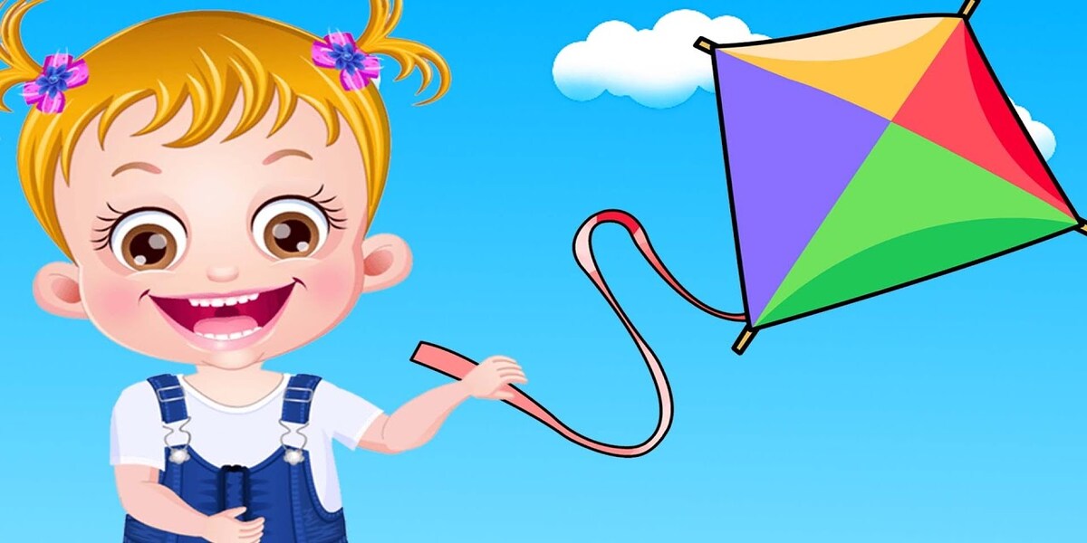 Baby Hazel Kite Flying