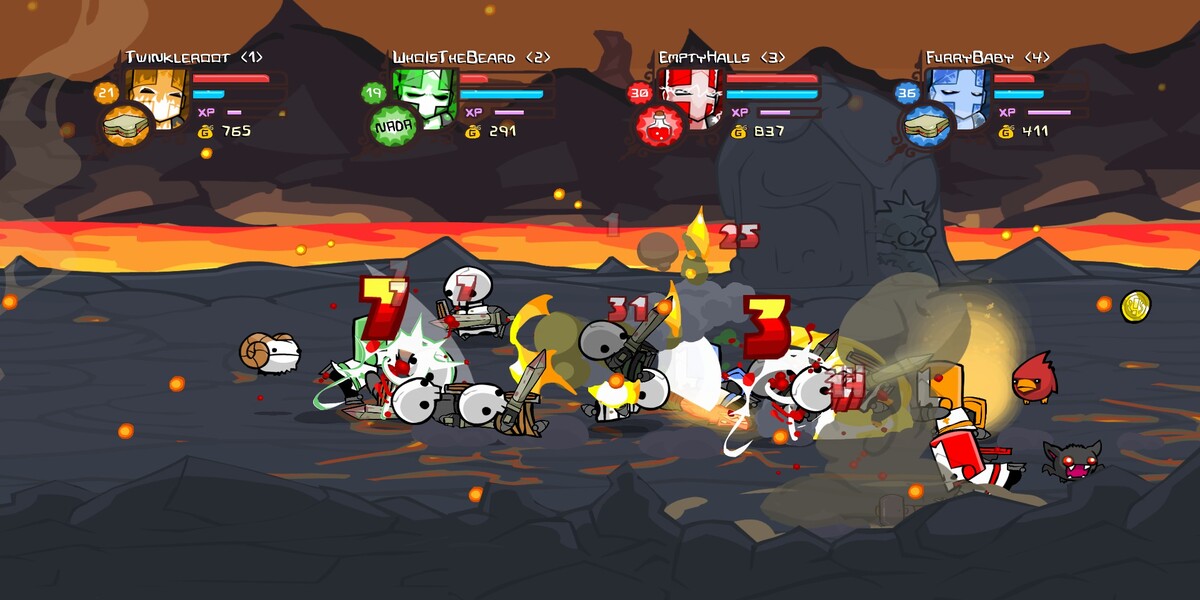 gameplay Castle Crashers