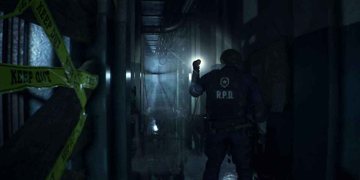 Resident Evil 2 Remake open