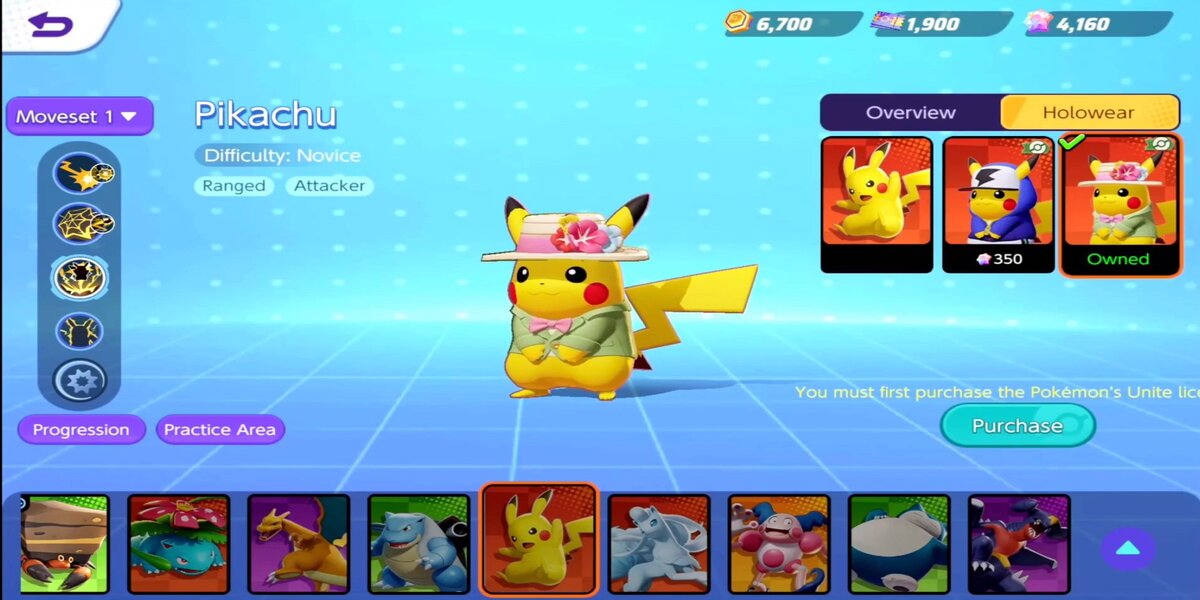 Pokemon Satoshi ใน UNITE pikachu