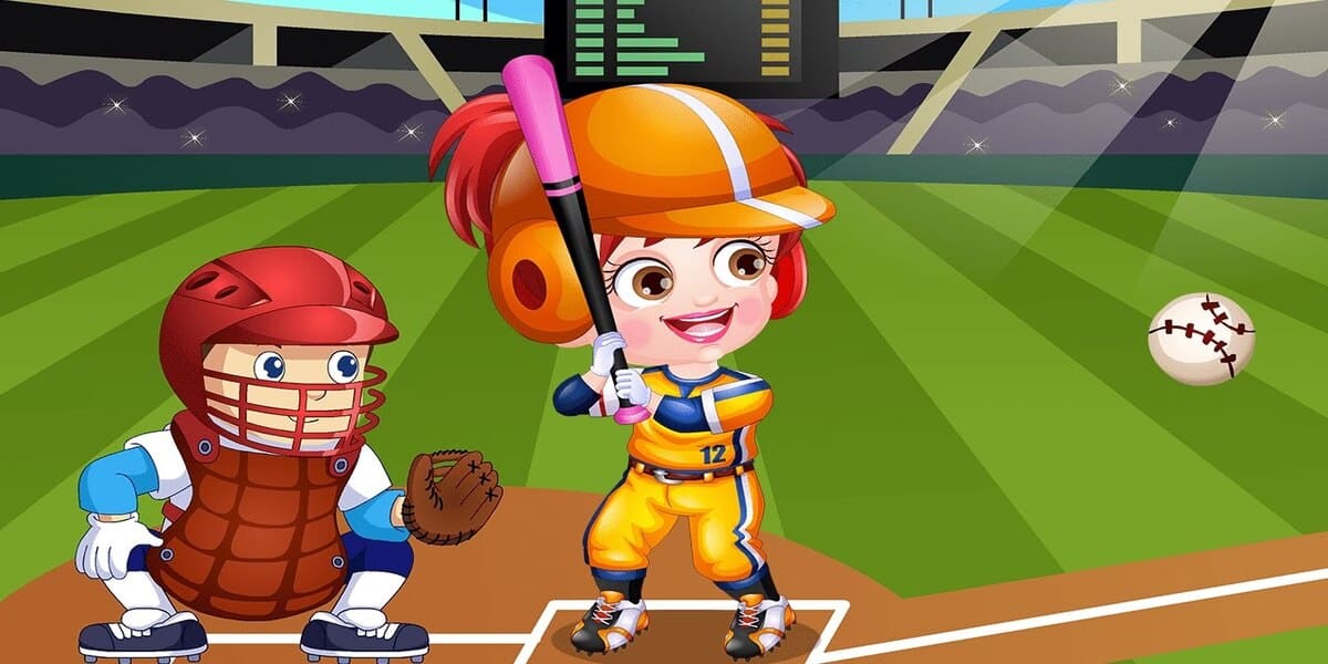 Baby Hazel Baseball Player Dressup