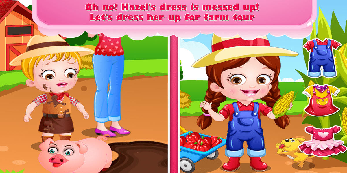 Baby Hazel Farmer Dress Up