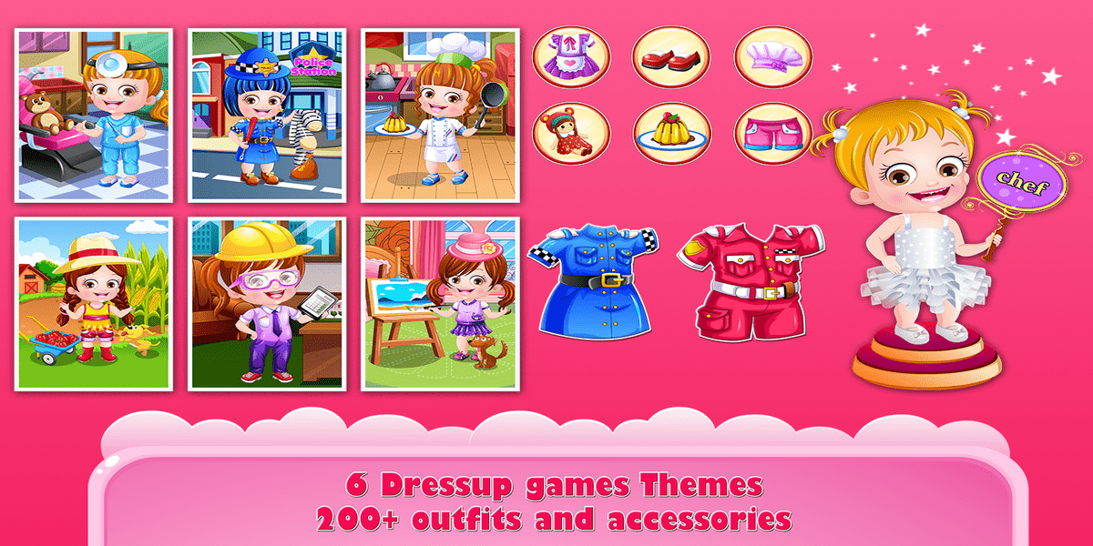 Baby Hazel Fashion Designer DressUp