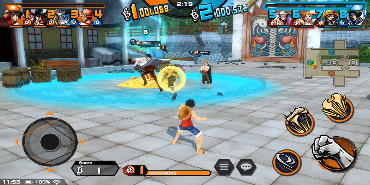 ONE PIECE Bounty Rush gameplay