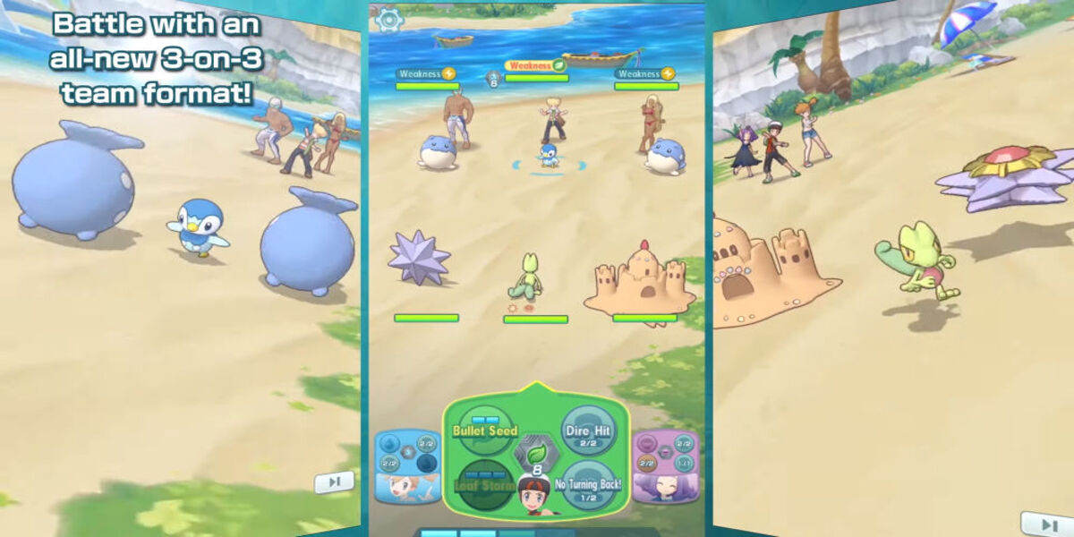 Pokemon Masters gameplay