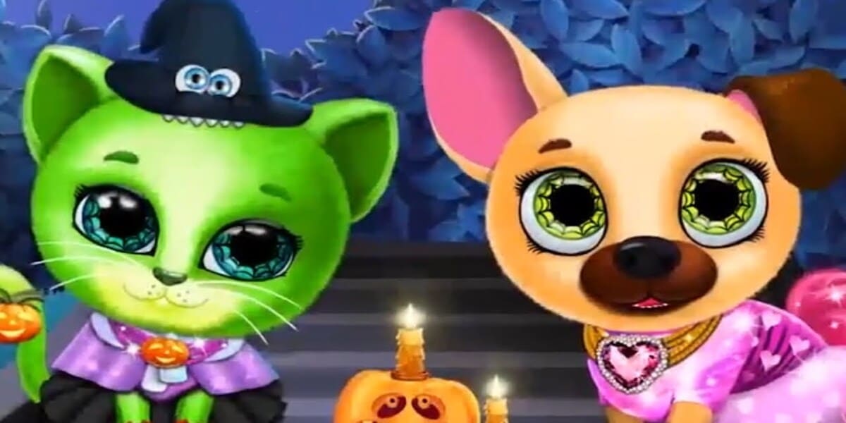 Scary Makeover Halloween Pet Salon