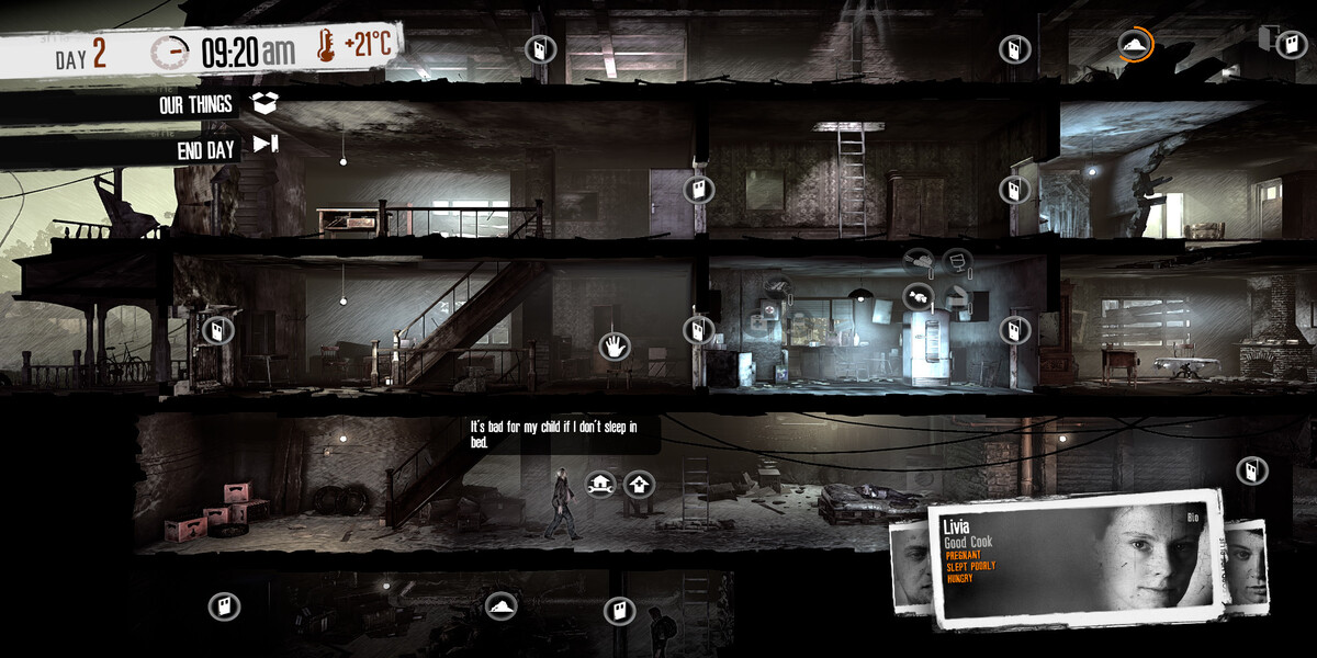 This War of Mine gameplay