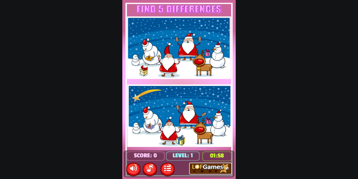 Christmas 5 Differences