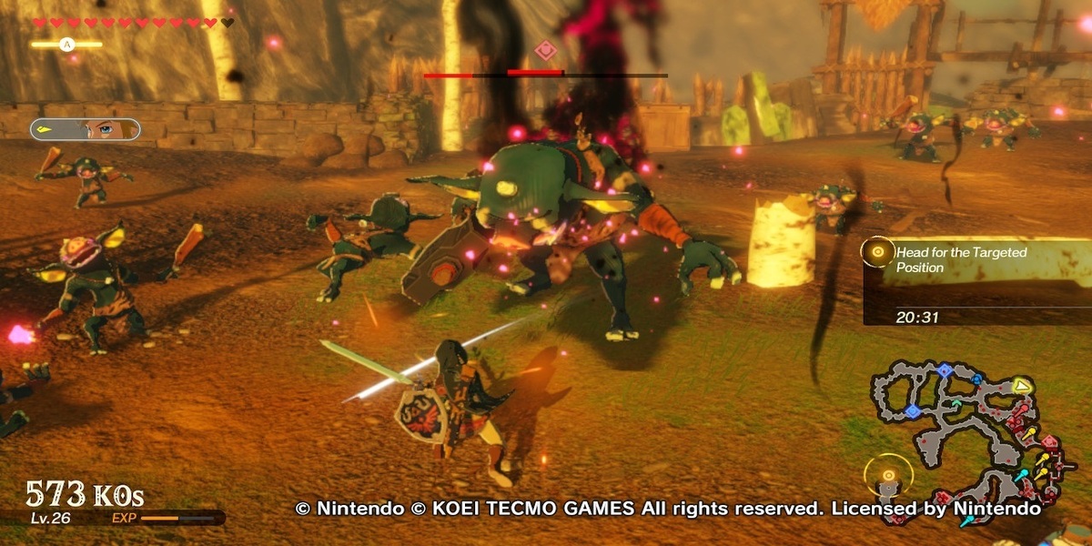 Hyrule Warriors gameplay