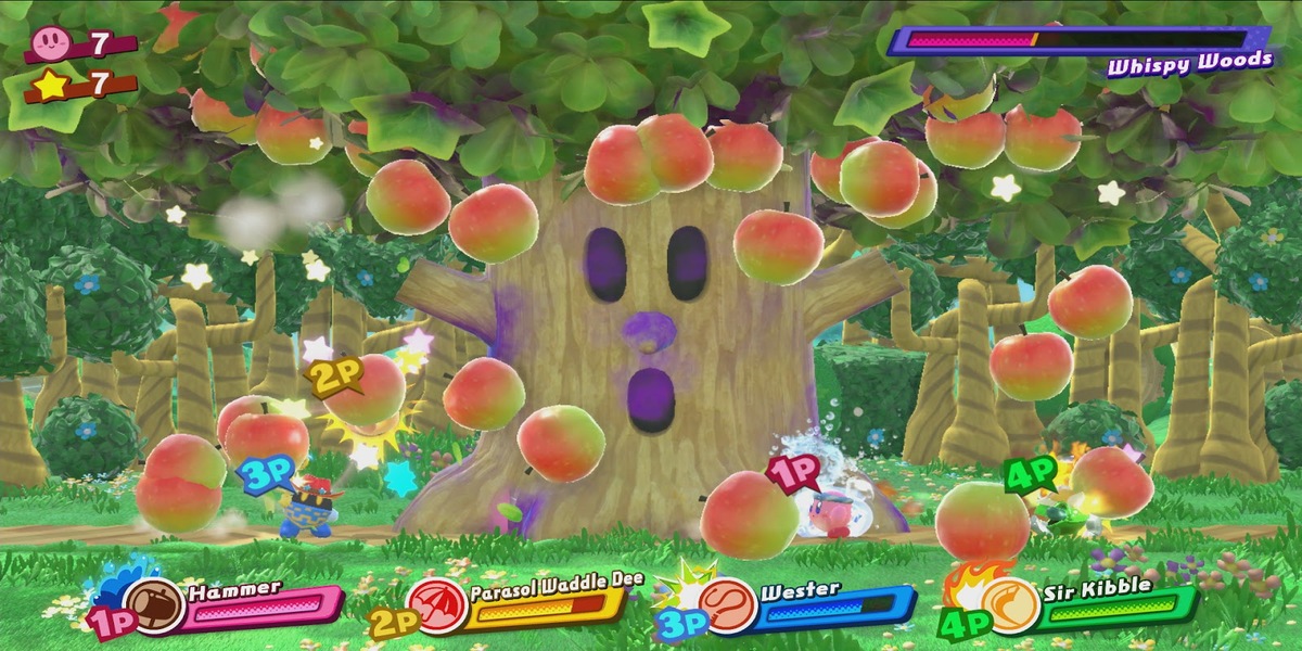 Kirby StarAllies gameplay