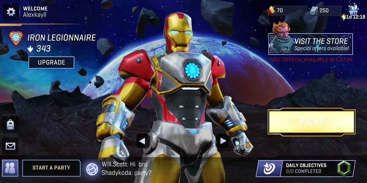 MARVEL Realm of Champions UI