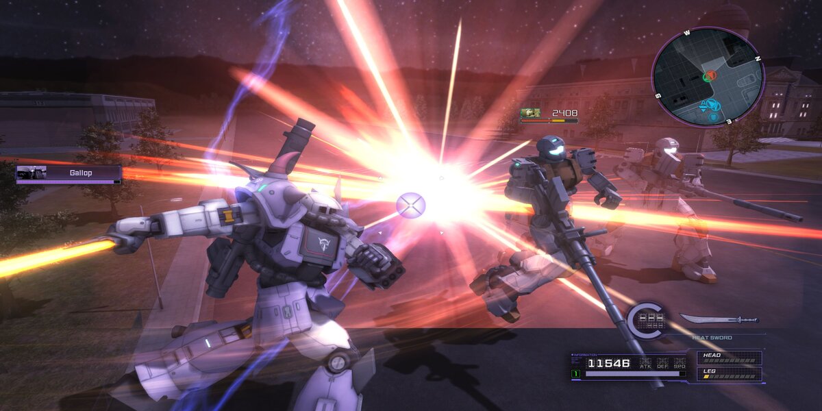 MOBILE SUIT GUNDAM BATTLE gameplay