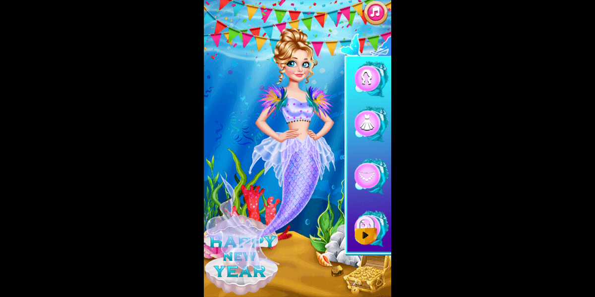 Mermaid New Year Celebration