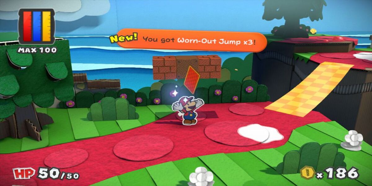 Paper Mario Color Splash gameplay