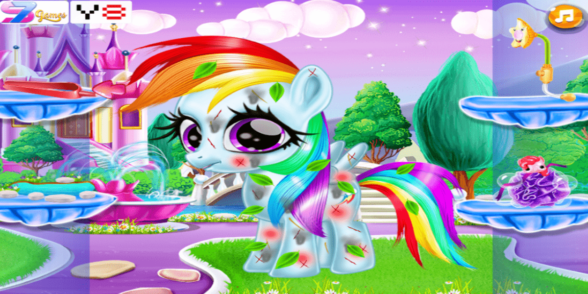 Rainbow Pony Caring