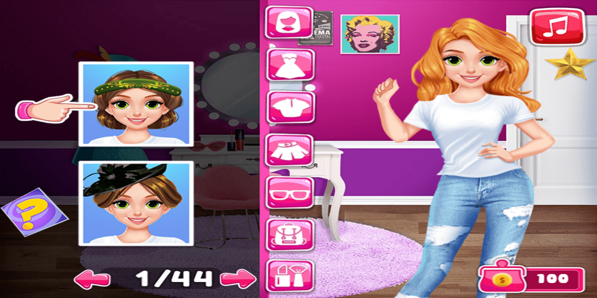 Blonde Princess Movie Star Adventure