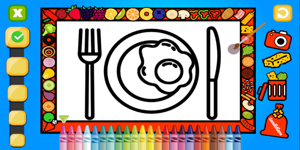 Color and Decorate Dinner Plate