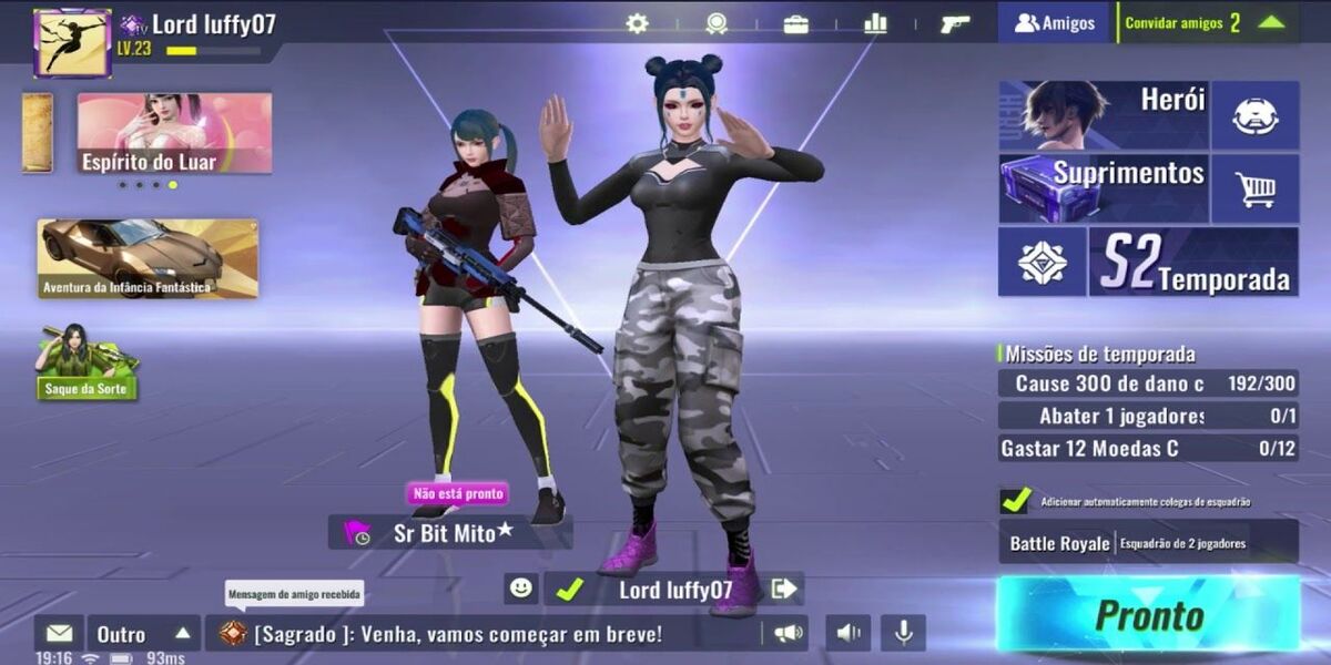 Cyber Hunter lobby