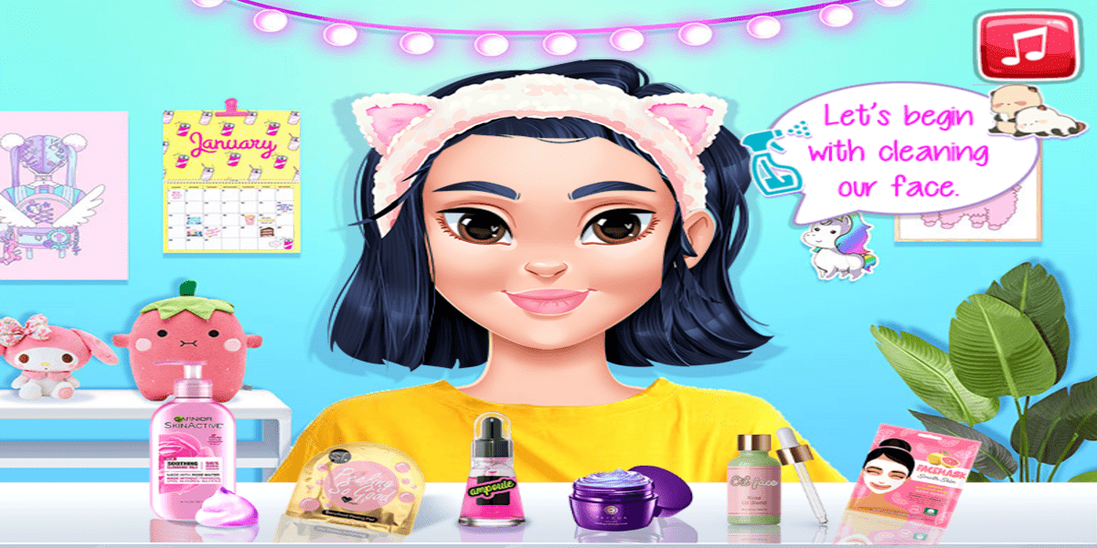 Kawaii Skin Routine Mask Makeover