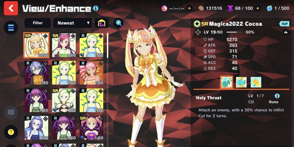 MGCM Magical Girls เกมที่ต้องเลือกชุดเดรส