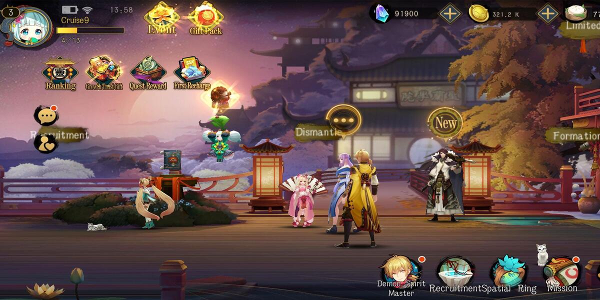 Tales of Demon and Gods UI