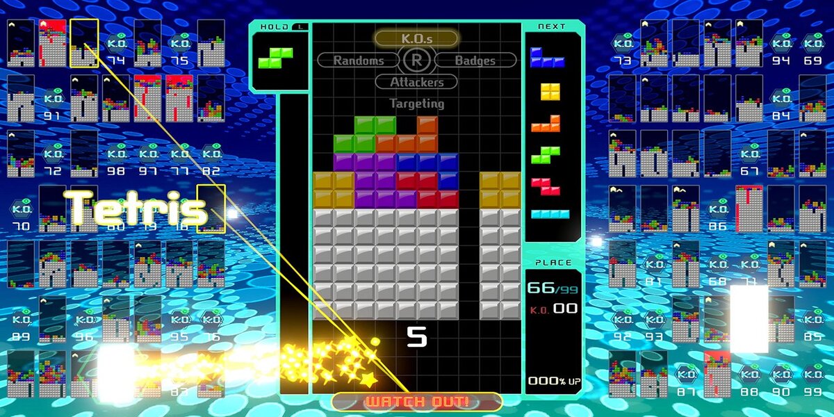Tetris 99 story