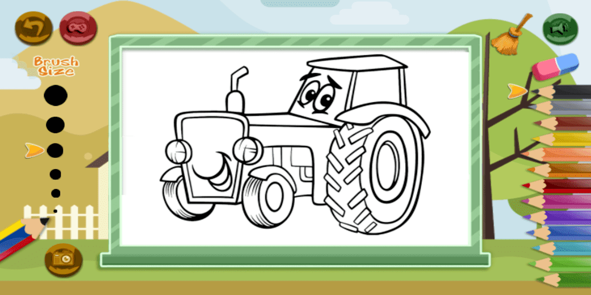 Tractor Coloring Pages