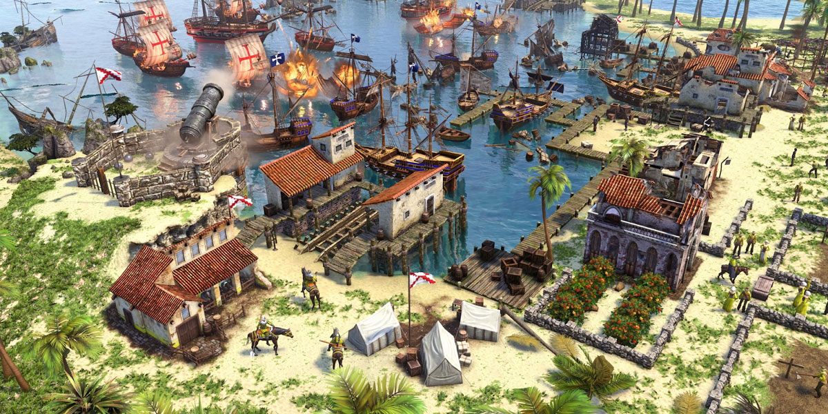 Age of Empires III: Definitive Edition เกมบริหารจัดการเมือง