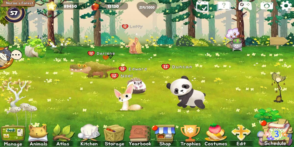 Animal Forest Fuzzy Seasons gameplay