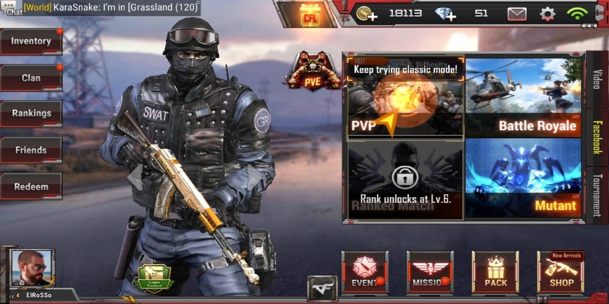 Crossfire Legends UI