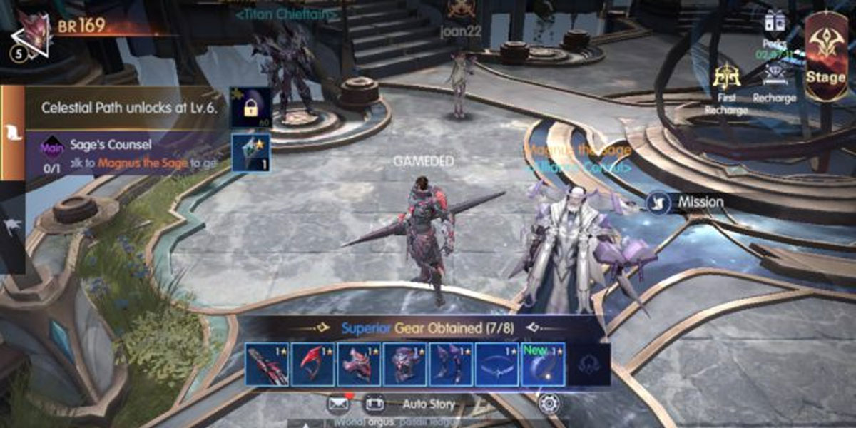 Chronicle of Infinity เกมแนว RPG ที่เป็นเกมตะลุยด่าน