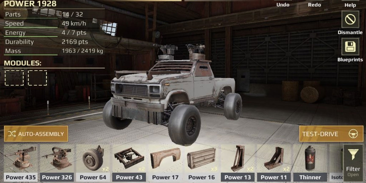 Crossout Mobile โหมดการเล่น