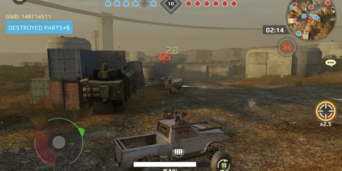 Crossout Mobile ระบบต่าง ๆ