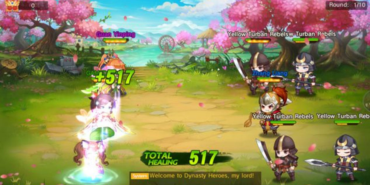 Dynasty Heroes: Romance Samkok  เกมการต่อสู้ที่เล่นง่ายด้วยระบบ Auto