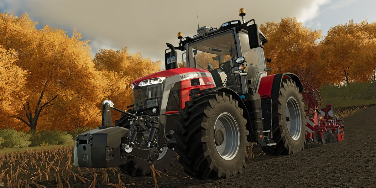 Farming Simulator 22 รถไถใช้งาน