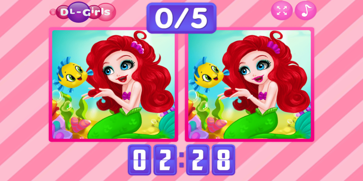 Funny Princesses Spot the Difference