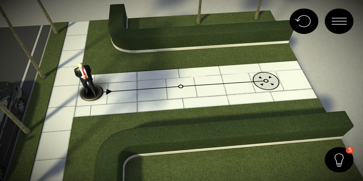 Hitman GO gameplay