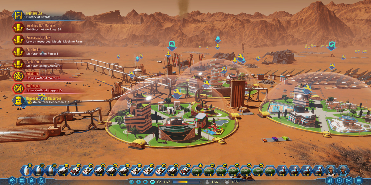 Surviving Mars gameplay