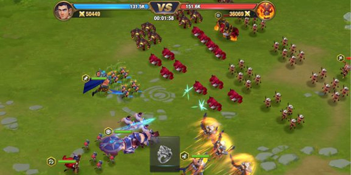 War and Throne: Mythic Heroes เกมจำลองสมรภูมิรบ