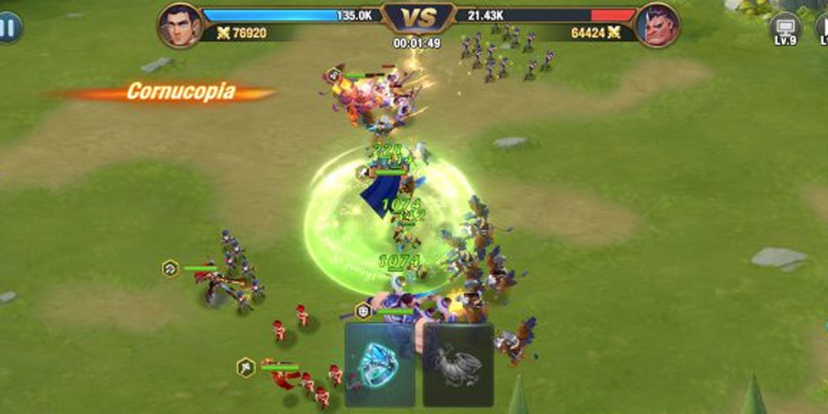 War and Throne: Mythic Heroes เกมวางแผนกลยุทธ์บทบาทนักรบสุดเท่ห์