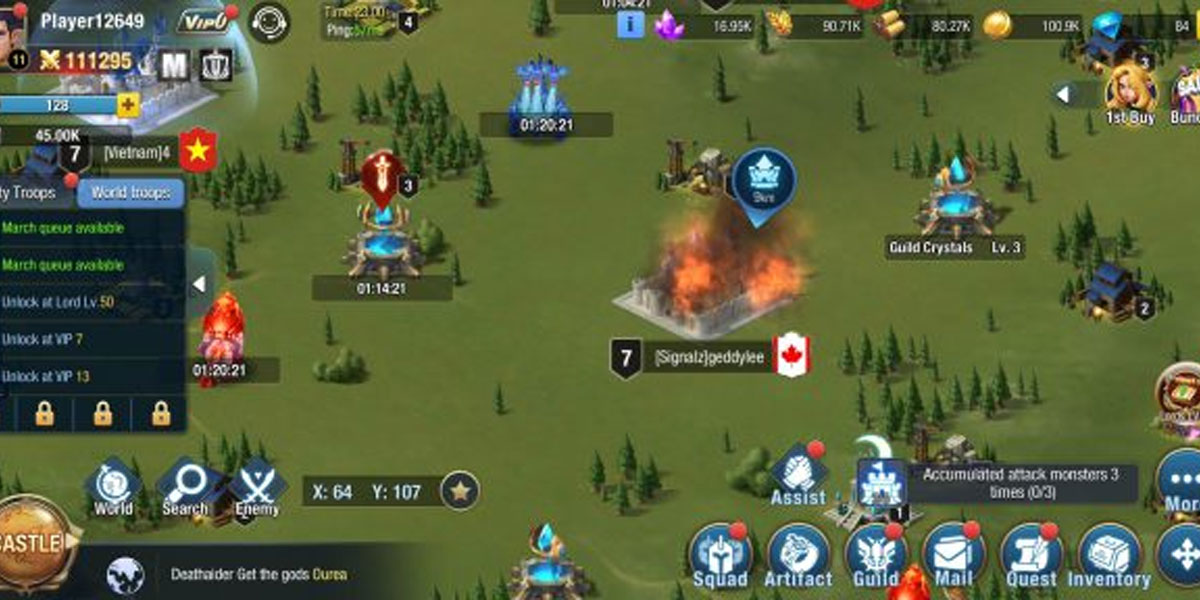 War and Throne: Mythic Heroes รูปแบบของเกม