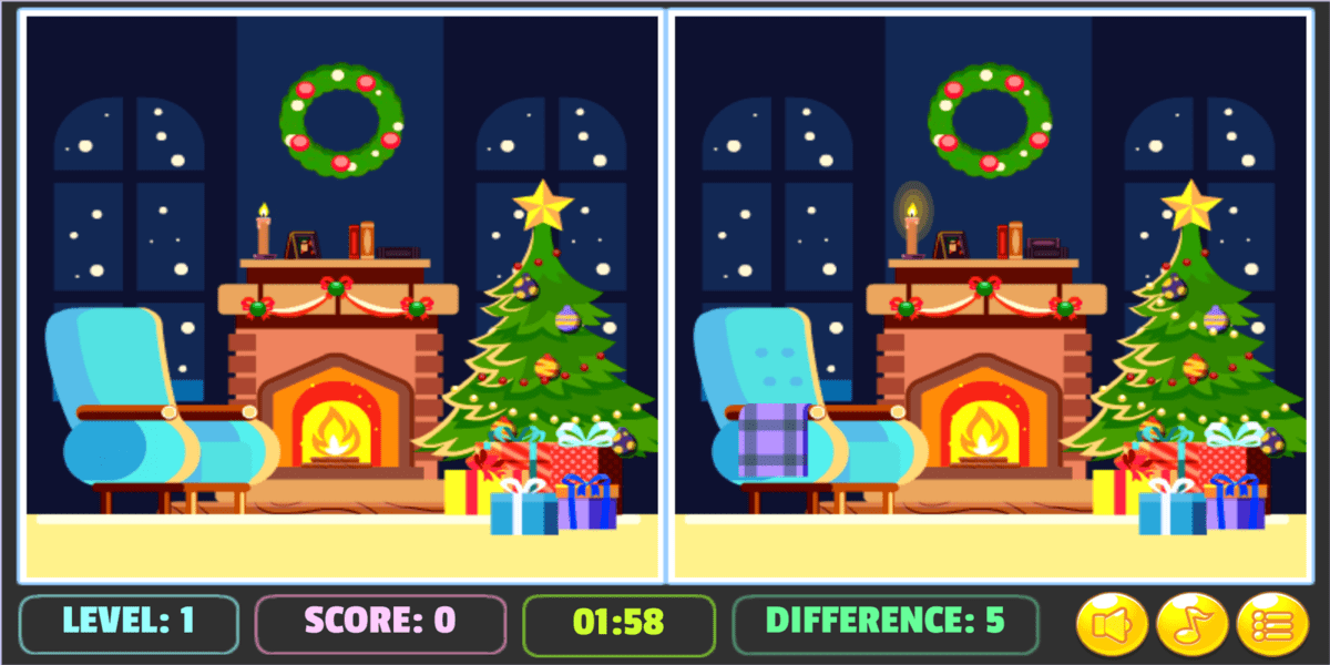 Xmas 5 Differences