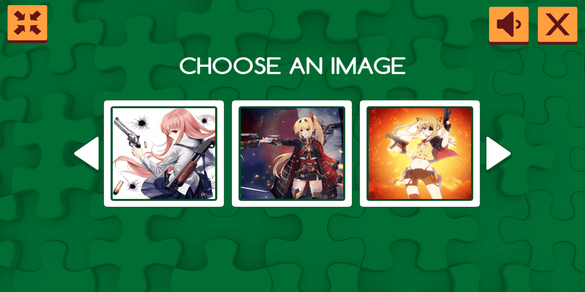 Anime Girl With Gun Puzzle